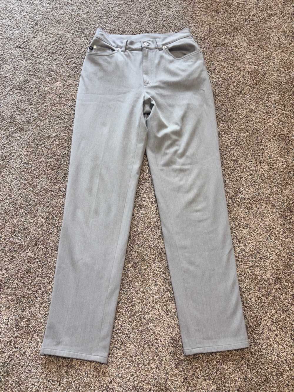 Lauren by Ralph Lauren Green Label Light Pants size 4 Gray Work Career Slacks
